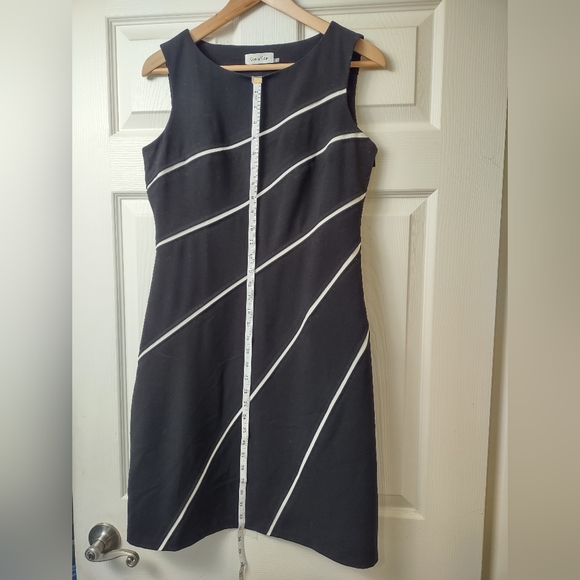 Women's Calvin Klein Black Sleeveless Cocktail Dress Size 4 Black - Picture 7 of 10